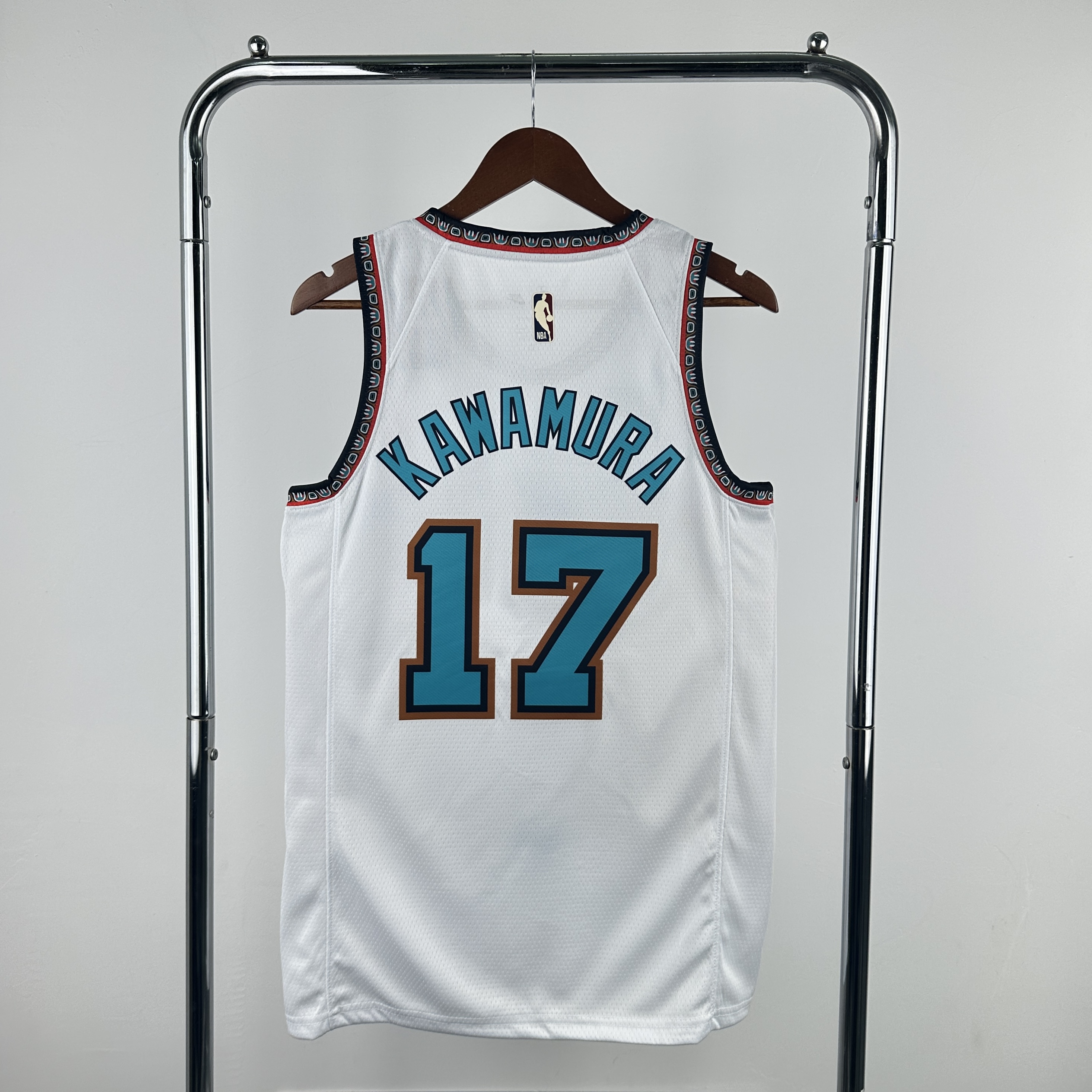 Men Memphis Grizzlies #17 Kawamura White Throwback Season Nike 2025 NBA Jersey